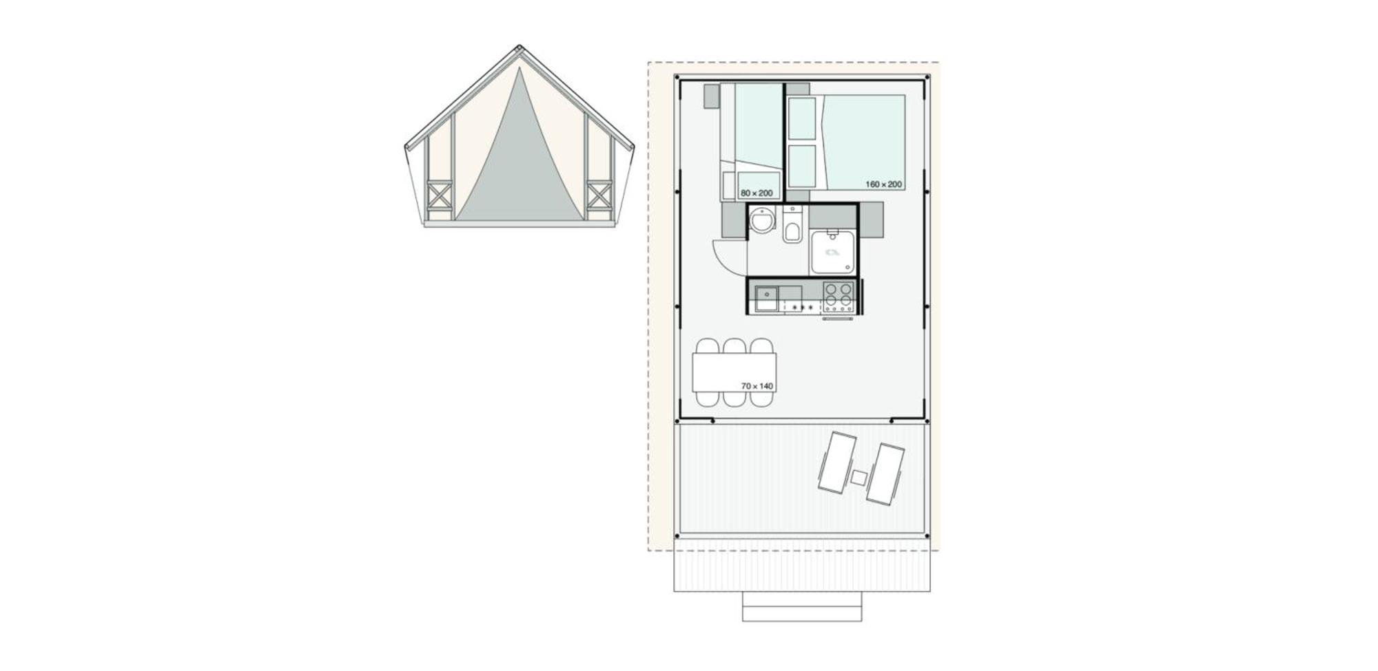 Camp Dole Zivogosce - Mobile Home And Glamping Tent מראה חיצוני תמונה